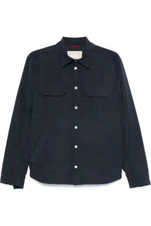 Brunello Cucinelli Jassen, Heren, Blauw, L, Polyester, Termonastrati Jacket