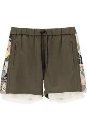 Children Of The Discordance Korte broeken, Heren, Groen, M, Stijlvolle Urban Jas voor Mannen