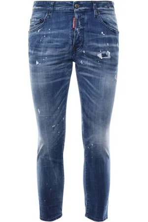 Dsquared2 Jeans, Heren, Blauw, 3Xl, Katoen, Slim-fit Jeans