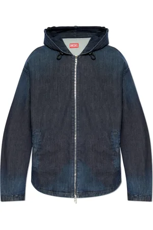 Diesel Jassen, Heren, Blauw, XL, Denim, Denim Jacket D-Wynny