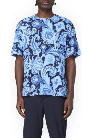 Etro Tops, Heren, Veelkleurig, L, Katoen, Soho T-Shirt