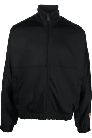 Heron Preston Jassen, Heren, Zwart, XS, Katoen, Zip-Through Jacket