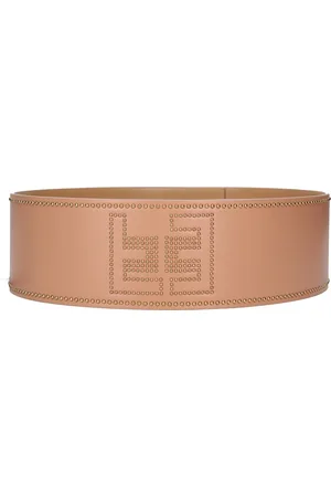 Elisabetta Franchi Accessoires, Dames, Roze, ONE Size, Leer, Riem