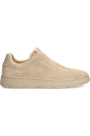 Manfield Schoenen, Heren, , 45 EU, Suède, Suède Sneakers met Dikke Zool