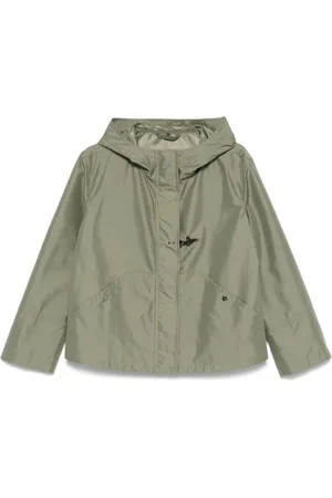 FAY Jassen, Dames, Groen, L, Polyester, Licht Jas