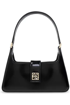 ANINE BING Tassen, Dames, Zwart, ONE Size, Leer, Handtas