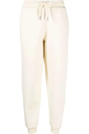 Ami Broeken, Dames, , S, Katoen, Ivoire Wit Katoenen Track Pants