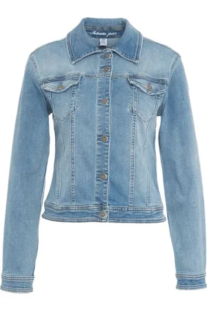 Liu Jo Jassen, Dames, Blauw, M, Denim, Blauwe Denim Jacket met Kent Kraag