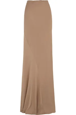 Cortana Rokken, Dames, Bruin, M, Leer, Sabrina Maxi Rok