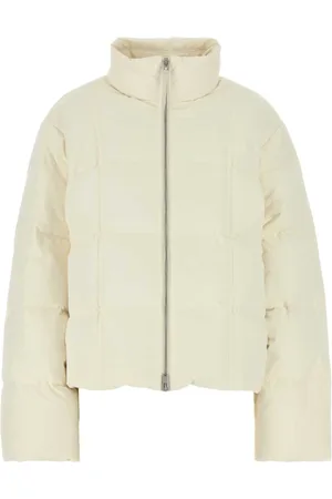 Jil Sander Jassen, Dames, , XS, Polyester, Ivoor Polyester Donsjas