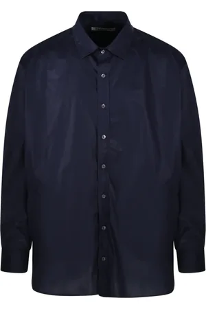 DARKPARK Overhemden, Heren, Blauw, S, Katoen, Blauw Navy Damon Shirt