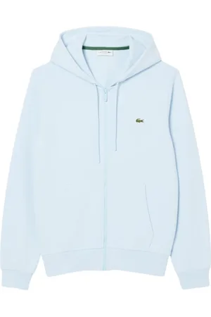 Lacoste Sweatshirts & Hoodies, Heren, Blauw, S, Katoen, Zip Hoodie
