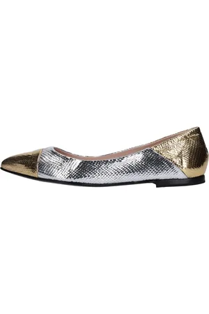 Fabi Schoenen, Dames, Grijs, 36 1/2 EU, Platte schoenen Zilver