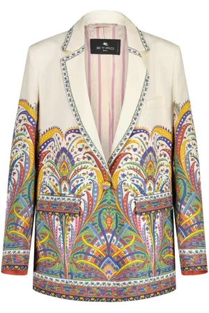 Etro Jassen, Dames, Veelkleurig, M, Stijlvolle Blazer