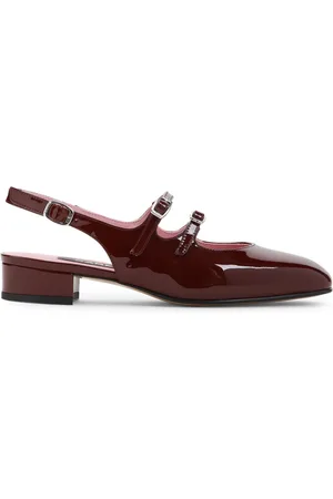 Carel Schoenen, Dames, Rood, 39 EU, Leer, Peche Burgundy