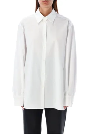 MAGDA BUTRYM Blouses & Shirts, Dames, Wit, S, Katoen, Oversized Button Down Shirt