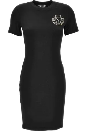 VERSACE Kleedjes, Dames, Zwart, L, Jurken Zwart
