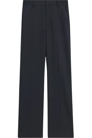 Filippa K Broeken, Dames, Zwart, M, Wol, Elegante Zwarte Bootcut Broek