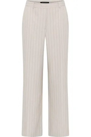 Bruuns Bazaar Broeken, Dames, , 2Xl, Gestreept Elegante Apricotbbeleza Broek