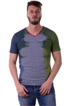D.A. Daniele Alessandrini Tops, Heren, Groen, M, Katoen, Vrolijke St. T-Shirt Sweatshirt