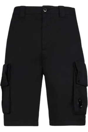 C.P. Company Korte broeken, Heren, Zwart, S, Katoen, Cargo Shorts
