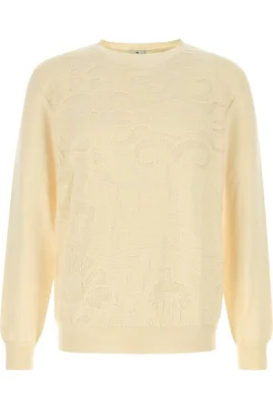 Etro Truien, Heren, Geel, XL, Katoen, Zachte katoenen trui