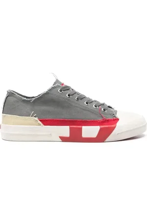 Diesel Schoenen, Heren, Grijs, 44 EU, Lage Top Casual Sneakers