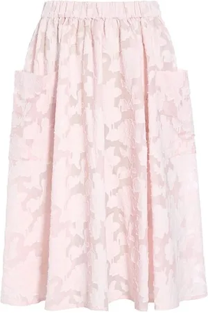 Bitte Kai Rand Rokken, Dames, Roze, L, Rayon, Floral Fil Coupé Rok