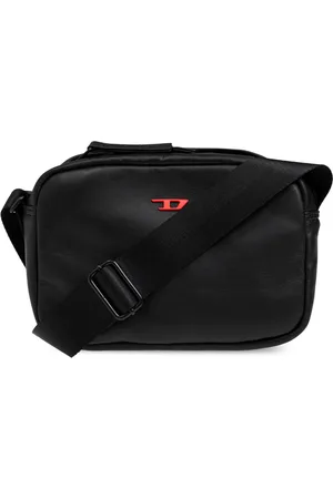 Diesel Tassen, unisex, Zwart, ONE Size, Leer, Rave Rave Camera BAG