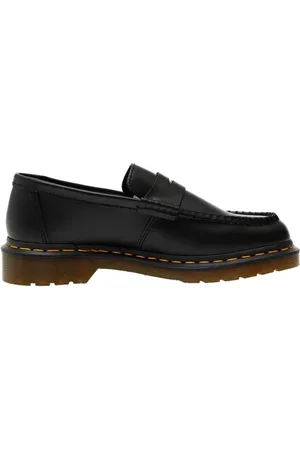 Dr. Martens Schoenen, Heren, Zwart, 43 EU, Leer, Penton Glad Leren Loafers