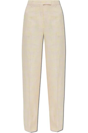 Etro Broeken, Dames, , S, Tweed, Gekreukelde Broek