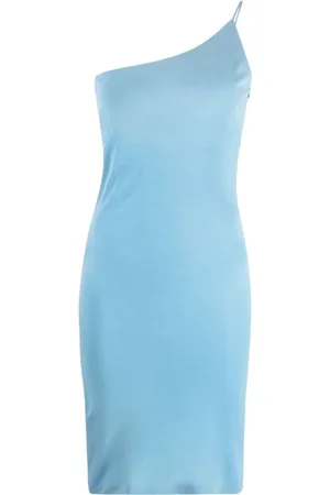 Dsquared2 Kleedjes, Dames, Blauw, XS, Midi Jurk