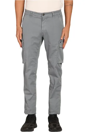 Masons Broeken, Heren, Blauw, 2Xl, Extra Slim Fit Cargobroek