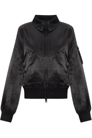 Y-3 Jassen, Dames, Zwart, L, Katoen, bomberjack