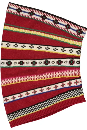 Kenzo Accessoires, unisex, Veelkleurig, ONE Size, Katoen, Wol Katoen Jacquard Nekwarmer
