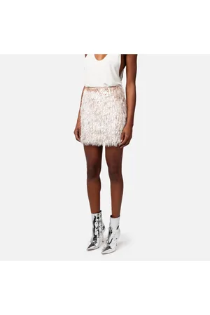 Elisabetta Franchi Rokken, Dames, , S, Organza, Geborduurde Tulle Mini Rok