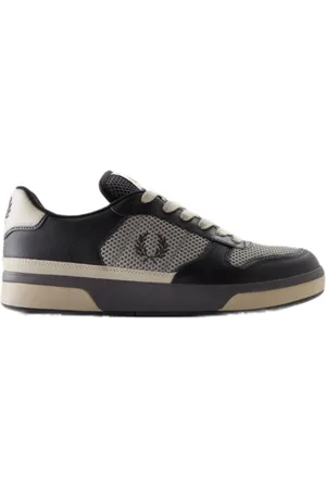 Fred Perry Schoenen, Heren, Blauw, 44 EU, Leer, B300 Sneaker