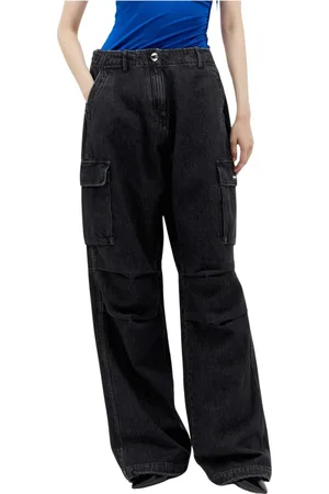 COPERNI Jeans, Dames, Zwart, L, Denim, Denim Cargo Broek