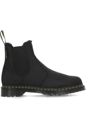 Dr. Martens Schoenen, Heren, Zwart, 41 EU, Leer, Zwarte Leren Laarzen
