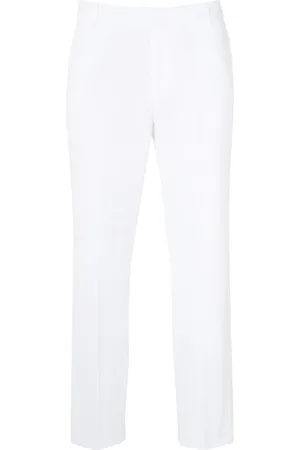 Dondup Broeken, Heren, Wit, W33, Wol, Pantalone James Suit Broeken