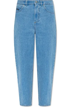 Marni Jeans, Dames, Blauw, S, Katoen, Loose Fit Jeans