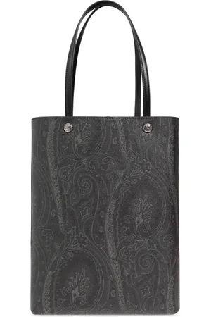 Etro Tassen, Heren, Grijs, ONE Size, Leer, Paisley Shopper