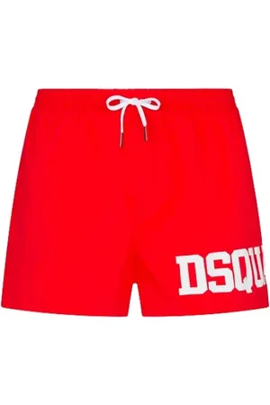 Dsquared2 Badkleding, Heren, Rood, L, Nylon, Boxer Zwemkleding - Midi Stijl
