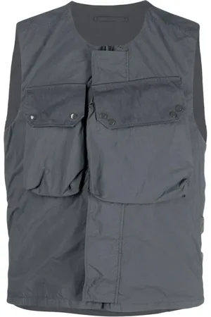 Ten Cate Jassen, Heren, Grijs, S, Katoen, Flap-Pocket Gilet