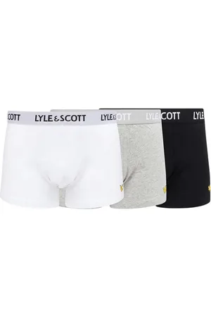 Lyle & Scott Ondergoed, Heren, Veelkleurig, S, Katoen, Basic Boxer Ondergoed 3-Pack