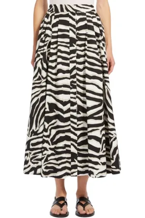 Max Mara Rokken, Dames, Veelkleurig, L, Midi Rok