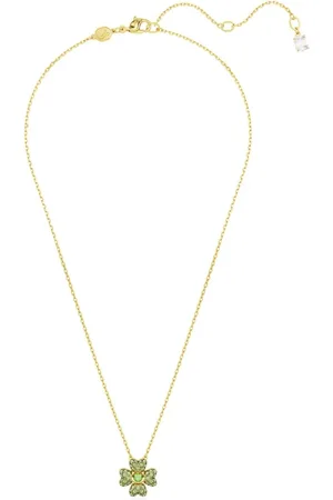 Swarovski Accessoires, Dames, Geel, ONE Size, Unisex Hanger Vierklaver Ketting