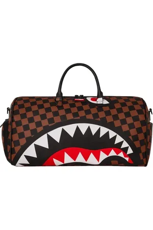 Sprayground Tassen, Heren, Veelkleurig, ONE Size, Leer, Hangover Shark Duffle Bag