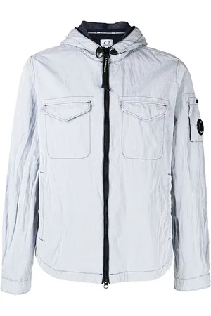 C.P. Company Jassen, Heren, Blauw, XS, Katoen, Stijlvolle Jas