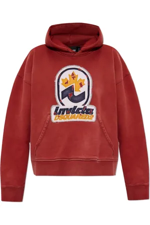 Dsquared2 Sweatshirts & Hoodies, Dames, Rood, M, Katoen, Hoodie